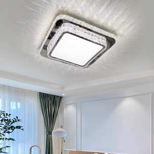 客厅水晶灯现代简约2024年新款 圆形大气主卧室全屋套餐组合灯具