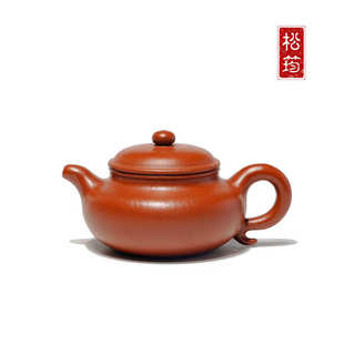 家用中式 正宗宜兴紫砂壶原矿朱泥纯手工仿古 泡茶壶茶具礼品210ML