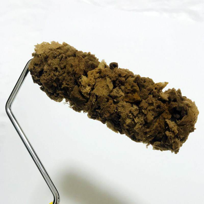 天然老海藻滚筒刷海藻绵滚筒三色珠光幻彩漆印花工具艺术漆海棉辊