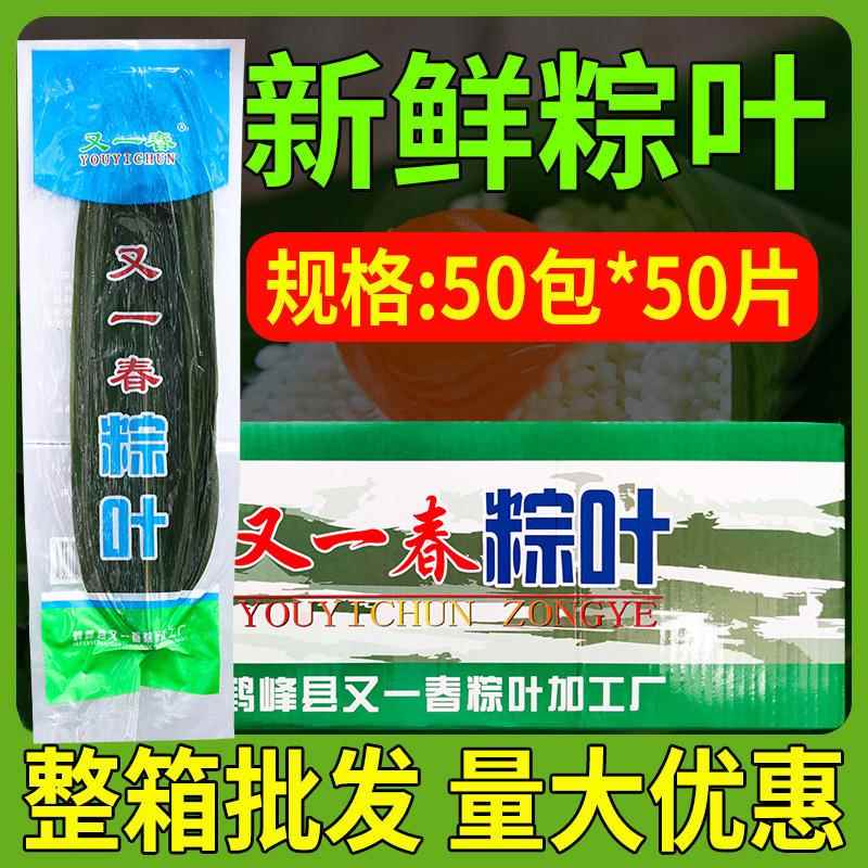 粽叶整箱粽子叶大号香源箬叶新鲜真空包装新叶包粽子摆盘寮叶商用