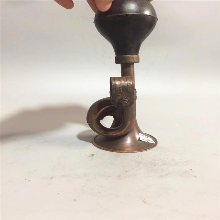 古玩杂件铜器做旧仿古金属工艺品（黄包车喇叭）挂件