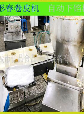 小型方形春卷皮机 优品自动玉米饼机 电热圆形春卷皮机