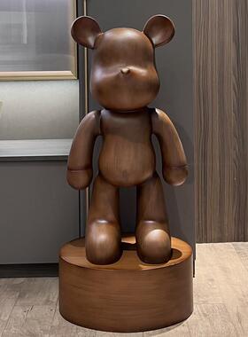 网红装熊大大摆件号存钱罐JUT新中式美式别墅客落厅电视柜地饰品