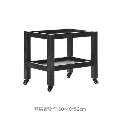 正品名腾美木质置物车可移动美储物架推车容发工具车手推车收纳工