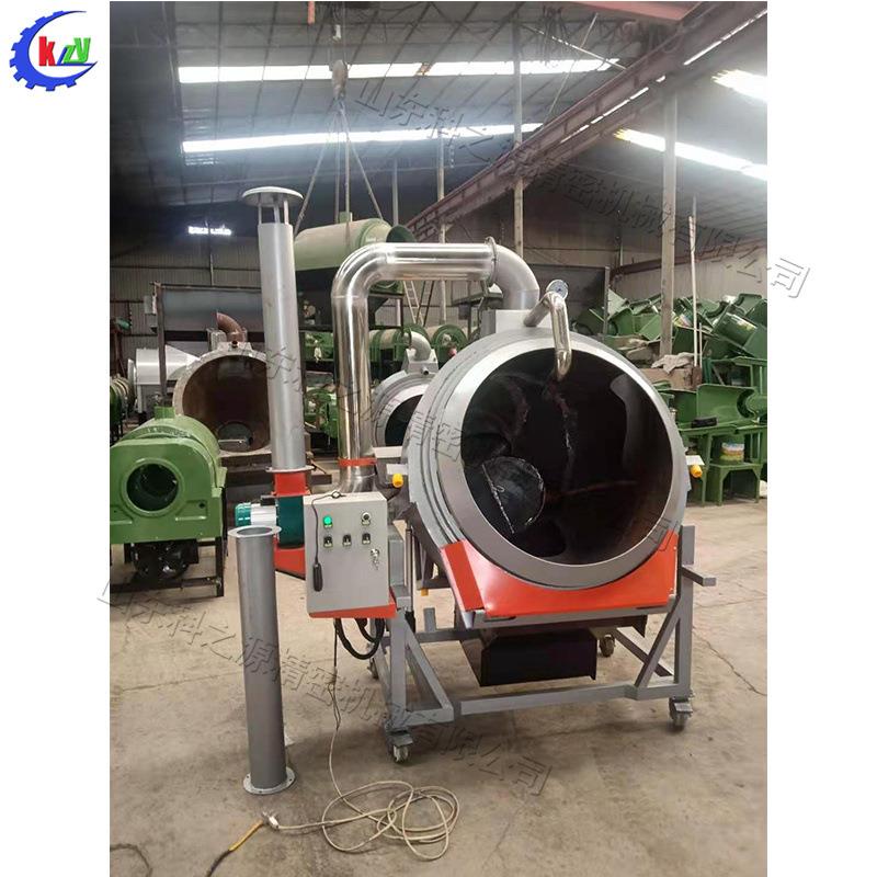 燃柴式茶叶自动翻炒机 360度旋转朝天锅炒茶机 云南仿手工制茶机