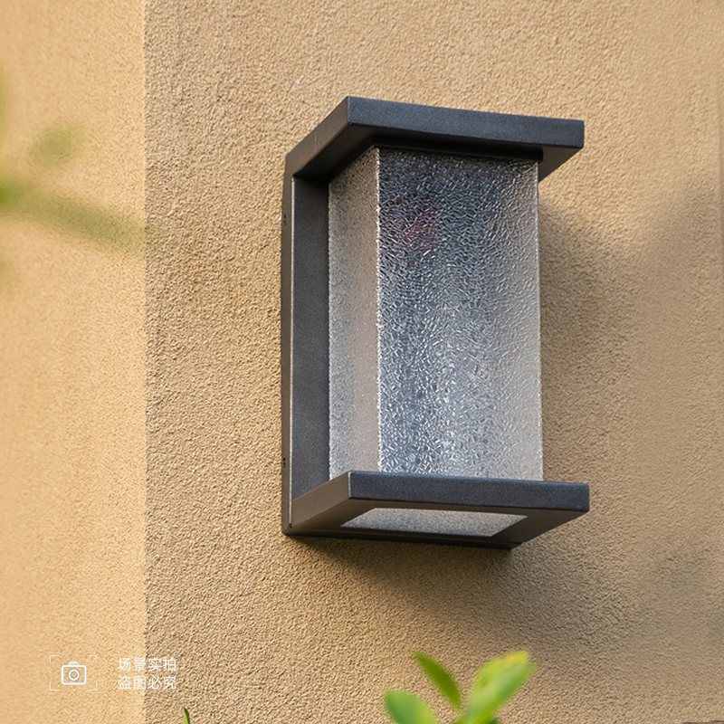太阳能壁灯防水极简轻奢别墅户外壁灯大门柱子灯家用超亮庭院墙灯