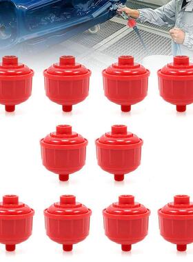RN-36720件迷你喷枪过滤器适用于空气管路1/4英寸螺纹红色