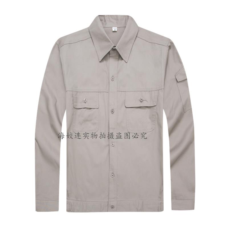 高档工工作服款袖国家电网工薄作服套装男电力施电焊工服长夏装工图片