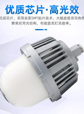 GCD616LED防爆平台灯 GC203防水防眩泛光工厂弯杆灯固态照明灯50W