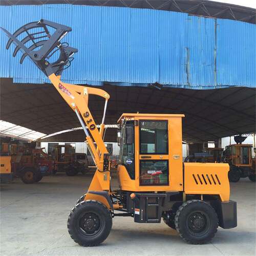 Loaders for construction sites座驾式抓木机 建筑用小型铲车