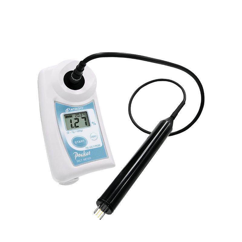 爱拓ATAGO探针式盐度计PAL-SALT PROBE高汤酱汁香肠泡菜折射仪
