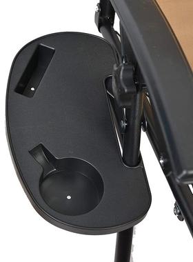 户外折叠躺椅杯架托盘带水杯插槽和手机插槽躺椅配件