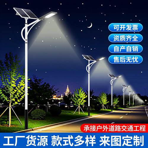 LED路灯户外灯6米8米10米12米新农村大功率照明防水