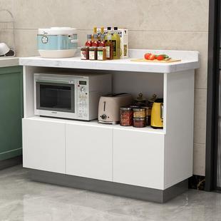 大理石餐倒台边柜厨房置物柜超窄橱柜切菜柜灶台靠墙储物柜中岛台