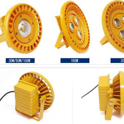 LED防爆灯100W50w低压36V24V工地施工厂房车间照明隧道防爆投光灯