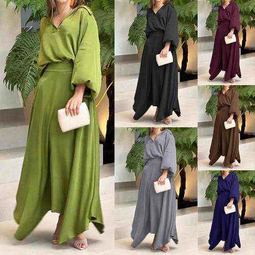 Women's plus size long sleeved top, high waist half body