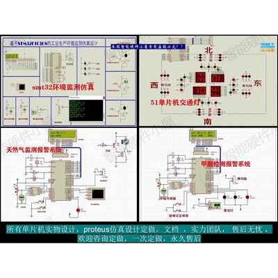 proteus彷真实物设计开发 51单片机程序物联网代做 stm32,msp430