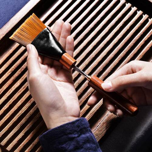 茶壶养壶笔茶刷壶刷功夫茶具茶道零配六君子配件毛刷笔刷茶扫茶笔