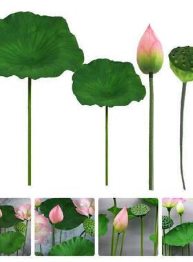 Artificial Lotus Chic Flower Decor Creative Vases Bud with