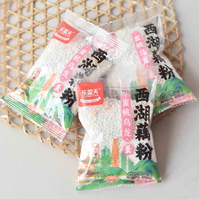 乐盈天西湖藕粉500g小包装藕粉无添加蔗糖正宗杭州特产冲泡食品