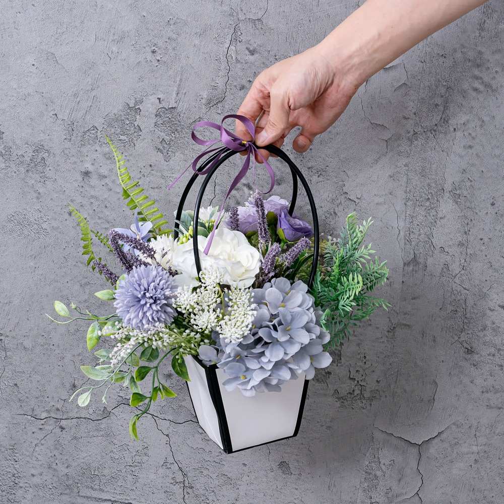 墙挂静夜思绪纷飞套装家居设计婚庆墙饰手捧花束仿真花CF01463