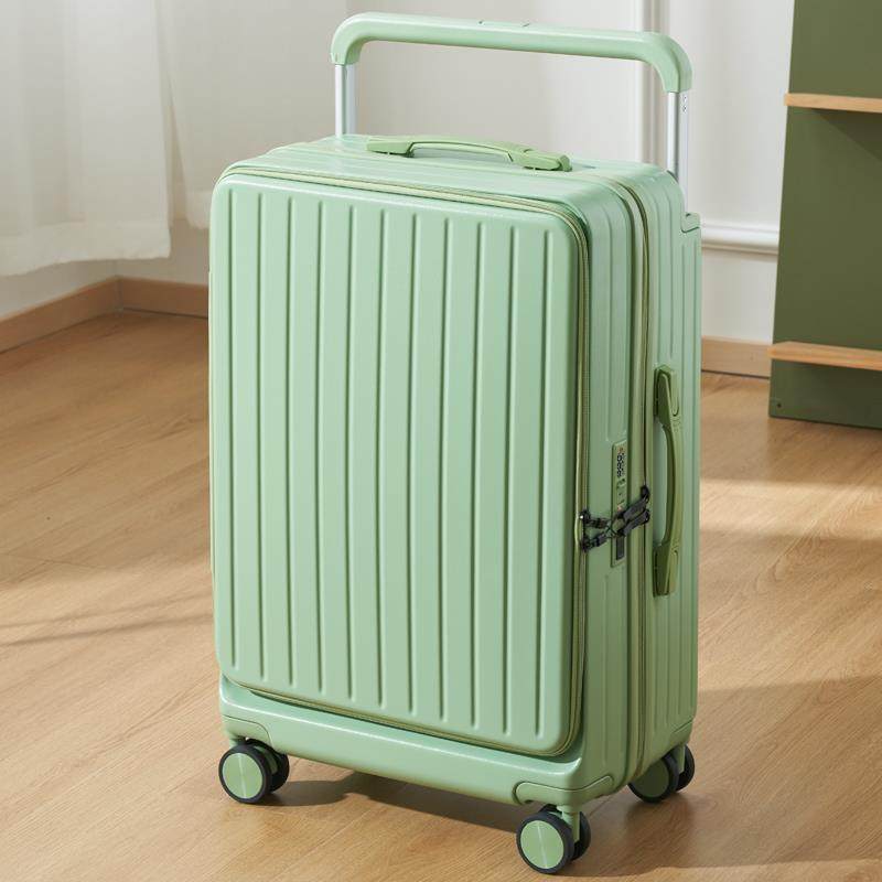 正品便侧开盖捷开箱行李箱女码20寸旅行密码箱多功能大容量密箱24