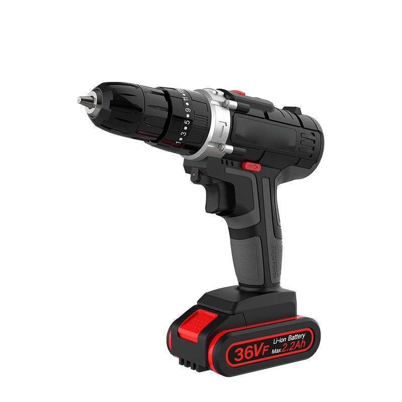 塑盒21V锂电钻家用电动螺丝刀双速充电钻手电钻锂电动刀冲击打墙