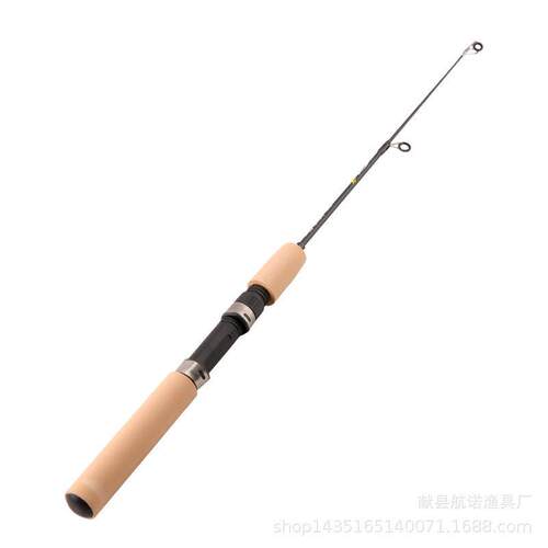 新款直销冰钓竿套装插接扁尾迷你小海杆短节竿冬钓竿帐篷竿便携碳