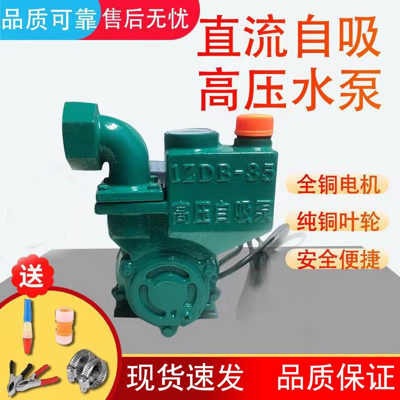 家用直流抽水机12v24v48v60v72v抽水泵水井可携式高压小型自吸泵