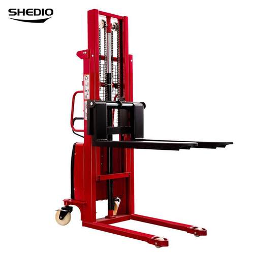 升降堆垛车电动堆高车装卸车电动叉车1.5吨2吨搬运车液压