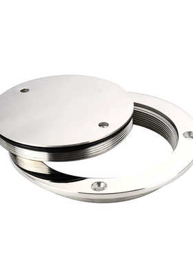 不锈钢甲板圆盘 176mm五金游艇船舶配件 批发零售 手孔盖 舱门盖