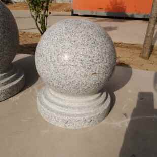 花岗岩路障石球车球ZT202003广路口防人行道场步行街安挡全撞路障