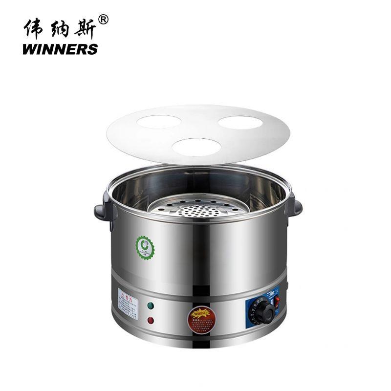 不锈钢商用电蒸包炉大容量全自动三孔包子机小笼包保温蒸锅电蒸桶
