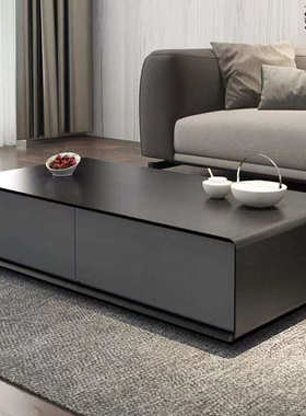 方形北欧家用简轻qp6储原简约茶茶几日式物现代创意木色极奢客厅