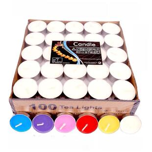 50pcs/Pack Flameless Candles Tea Lights Candle Tealight