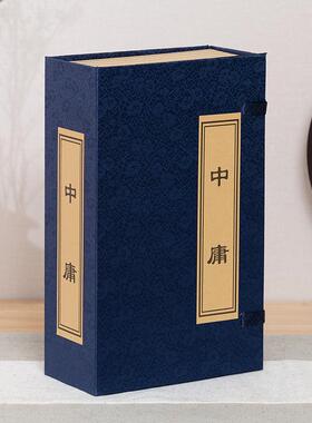 新款直销中式古典假书装饰书摆件办公室书柜道具书模样板间仿真书