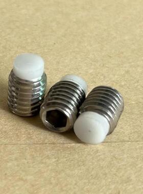 不锈钢六角形M2至M16紧固件尼龙橡胶头塑料垫紧固件缓冲拧紧螺钉