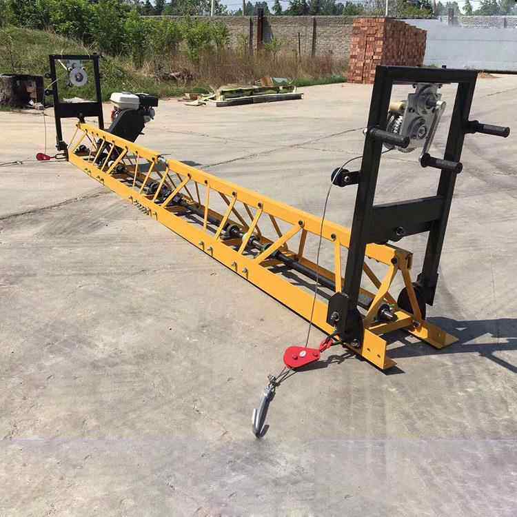 框架zcy式振动汽路油震动梁混道凝梁土路面整平机铺平机桥梁摊铺