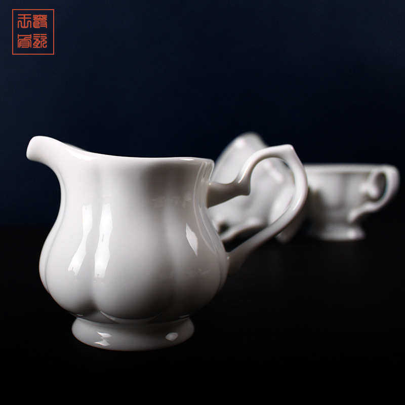 陶瓷器纯白色咖啡具瓷套装套装欧式景德镇泡茶喝茶礼品家用骨瓷