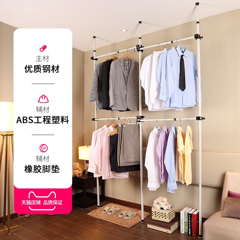 简易布衣柜钢管加粗加固收纳布艺组装经济型简约现代折叠钢架衣橱