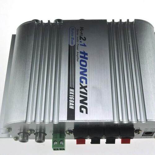 超重低音迷你功放机 12V 2.1声道 HX-168AH