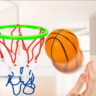 6cm Hoop Home Basket Basketball Kit Funny Portable Mini Toys