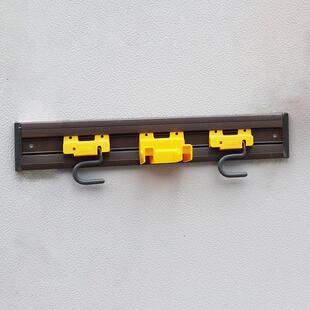 Rubbermaid乐柏美保洁工具架贮存架壁挂式工具收纳架1992