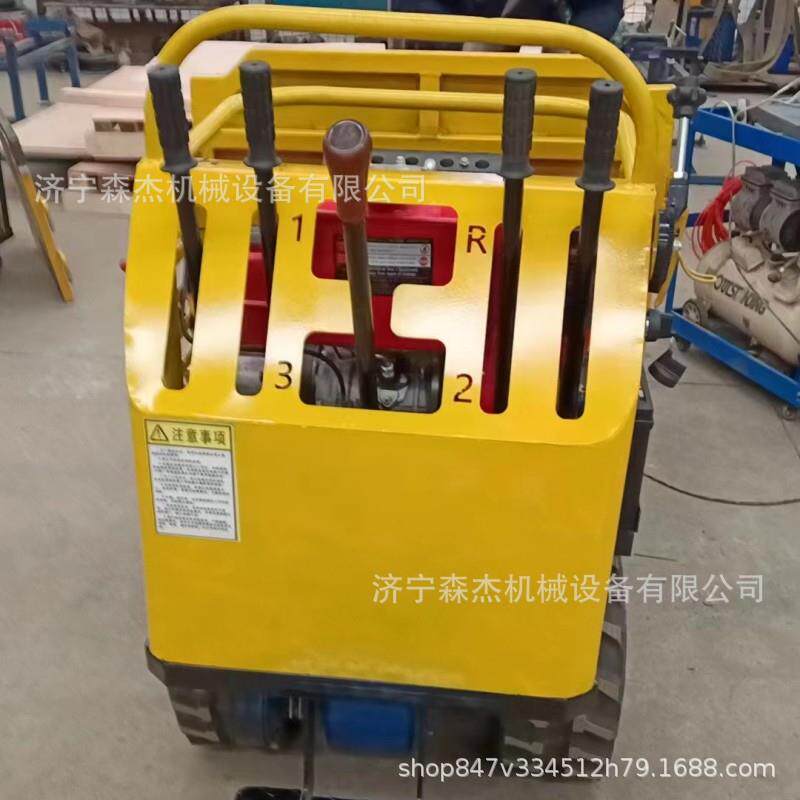小型手扶履带运输车工程载运果园运输农田作业履带自卸车厂家销售