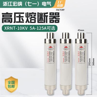 高压限流熔断器XRNT10-12KV10A20A40A50A63安80A100A箱变保险管丝