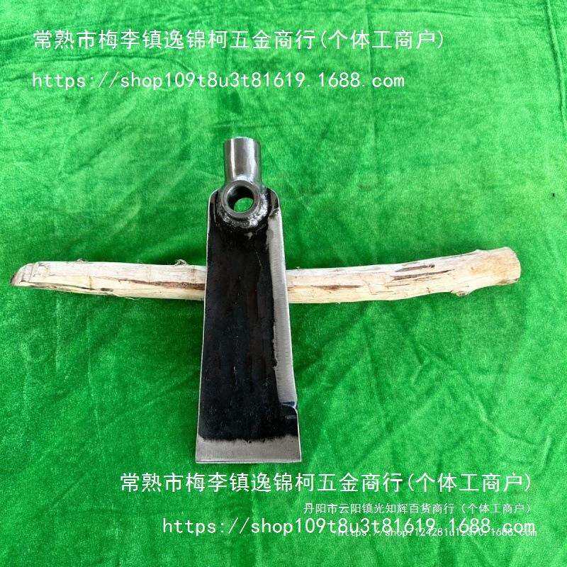。户外锄头多功能农用工具手工锻打老式加厚多功能锄头可拆卸铲锄