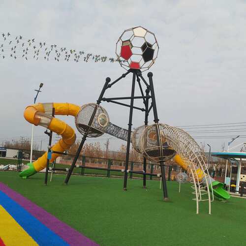 室外不锈钢组合滑梯设备户外商场公园景区游乐场设施厂家组合式