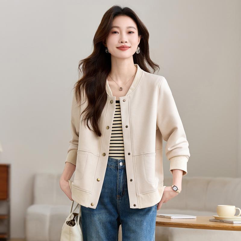 2MQ41312款5春子季新女时尚显瘦0减龄小个夹克上衣休闲外套女 MQ4