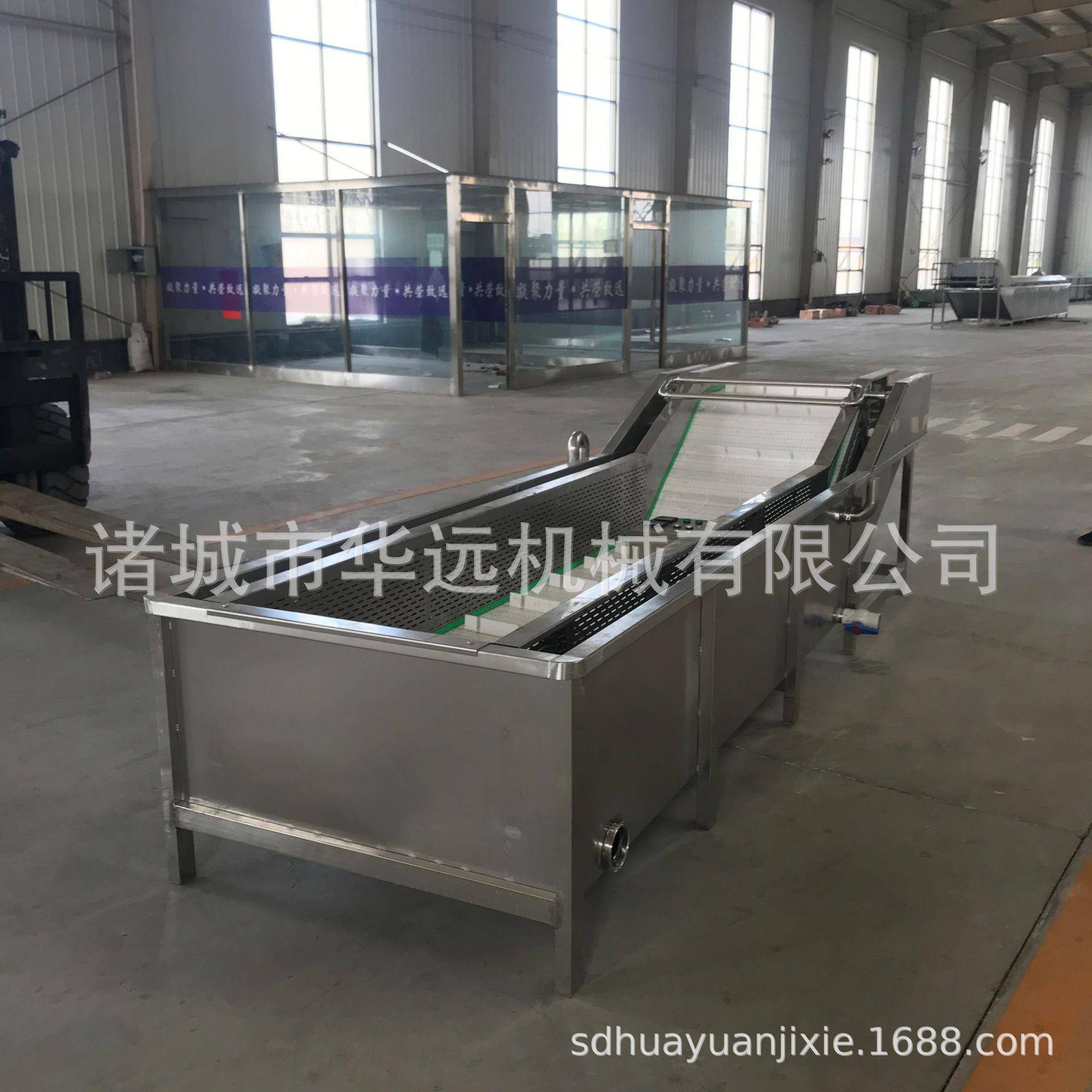 不锈钢蓝莓清洗机杨梅清洗机荔枝气泡清洗设备水果加工生产线定制