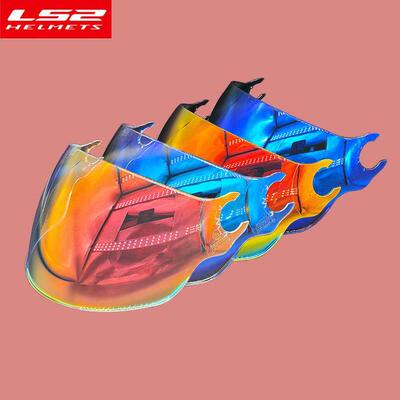 适用于 于LS2四分之三安全帽OF562的镜片防晒日夜通用耐摔防刮防